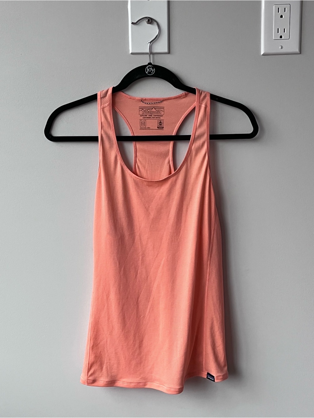 Patagonia Worn Wear Capilene® Cool Lightweight Sleeveless Tank Size M Orange